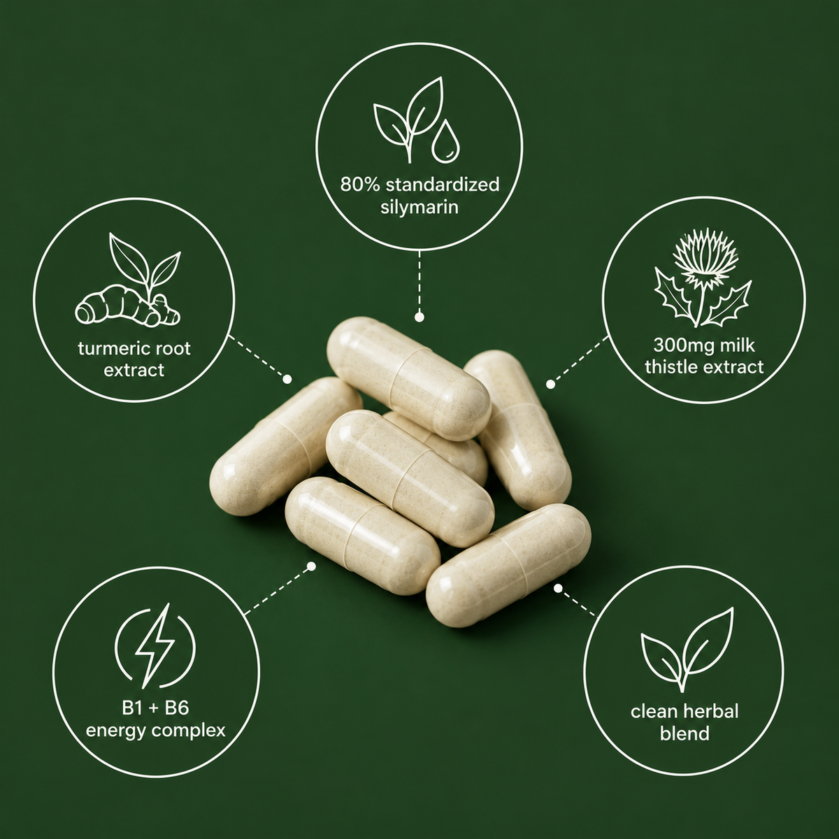 Veyora® Milk Thistle Liver & Digestive Relief 2